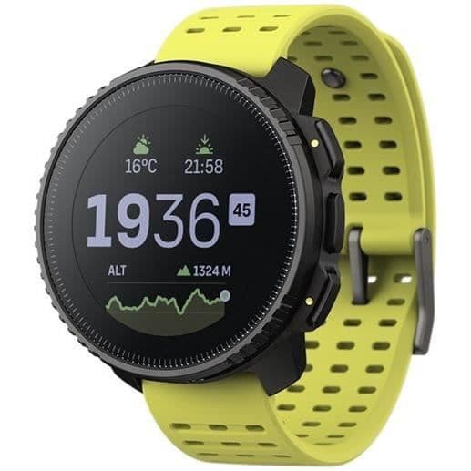 GPS sport ansluten klocka - ALTIMETER - SUUNTO - VERTICAL - Black Lime - Skärmdiameter 49 mm