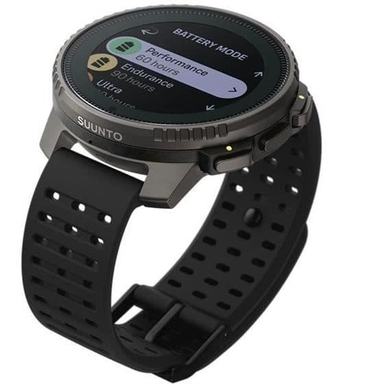 GPS sport ansluten klocka - ALTIMETER - SUUNTO - VERTICAL TITANIUM SOLAR BLACK Skärmdiameter 49 mm