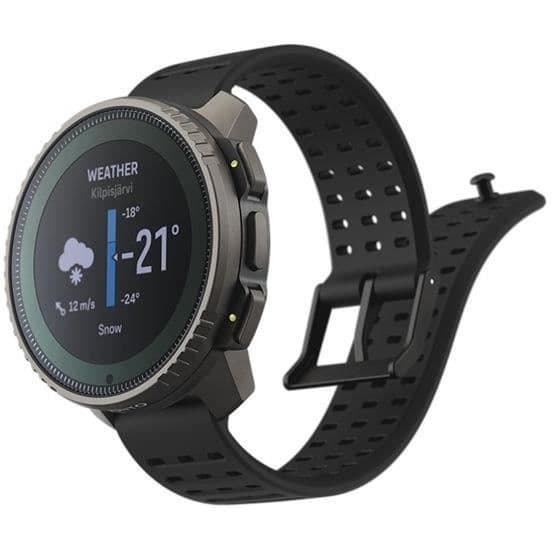 GPS sport ansluten klocka - ALTIMETER - SUUNTO - VERTICAL TITANIUM SOLAR BLACK Skärmdiameter 49 mm