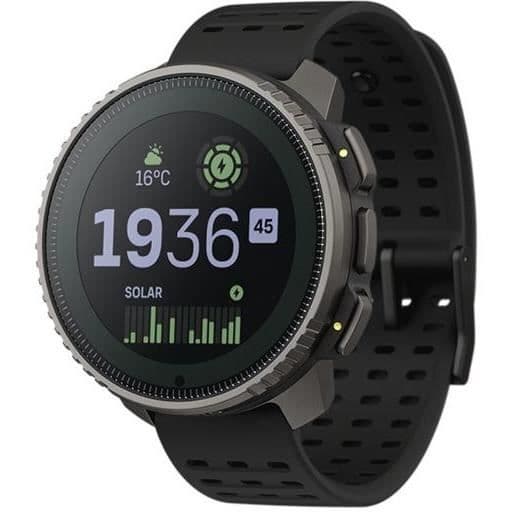 GPS sport ansluten klocka - ALTIMETER - SUUNTO - VERTICAL TITANIUM SOLAR BLACK Skärmdiameter 49 mm