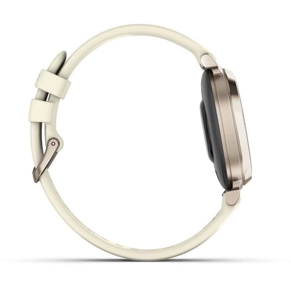 Connected klocka - GARMIN - Lily 2 - 25,4 x 21,3 mm - Cream Gold med Coconut White rem