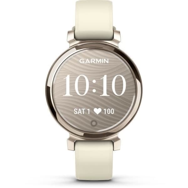 Connected klocka - GARMIN - Lily 2 - 25,4 x 21,3 mm - Cream Gold med Coconut White rem
