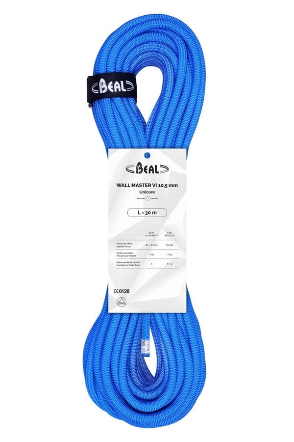 Rope beal wall master unicore 10.5mm 30m - blue BEAL