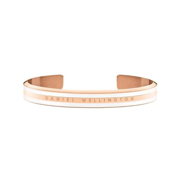 Daniel Wellington Classic Satin White Armband DW00400067 (Längd: 16,50 cm)