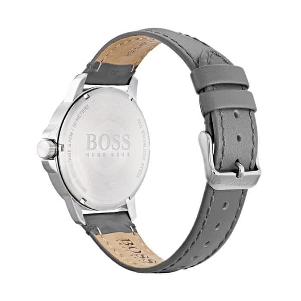Boss Orange-Analog klocka för män med kvartsrörelse i läder 1550061
