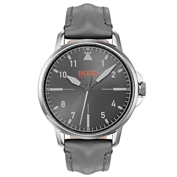 Boss Orange-Analog klocka för män med kvartsrörelse i läder 1550061