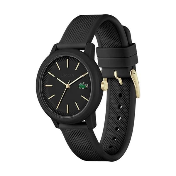 LACOSTE Damklocka LACOSTE.12.12 i svart silikon - 241663