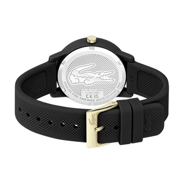 LACOSTE Damklocka LACOSTE.12.12 i svart silikon - 241663