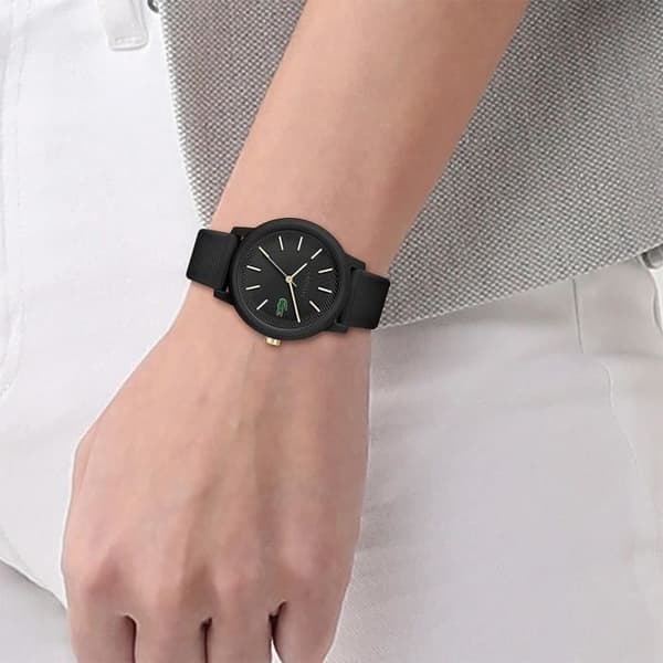 LACOSTE Damklocka LACOSTE.12.12 i svart silikon - 241663