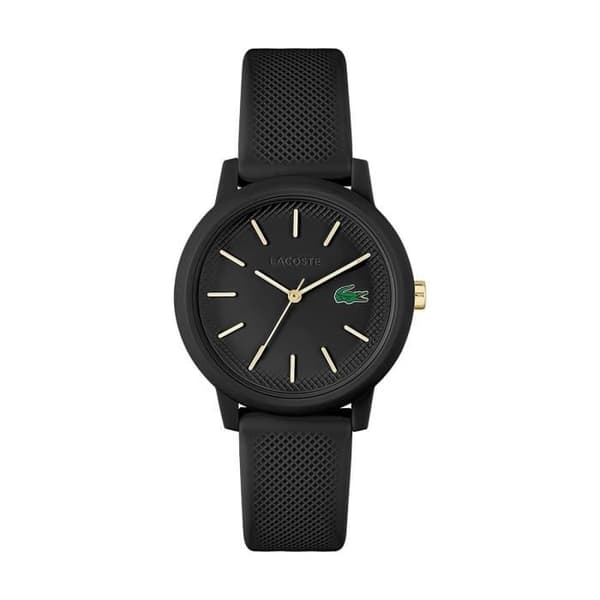 LACOSTE Damklocka LACOSTE.12.12 i svart silikon - 241663