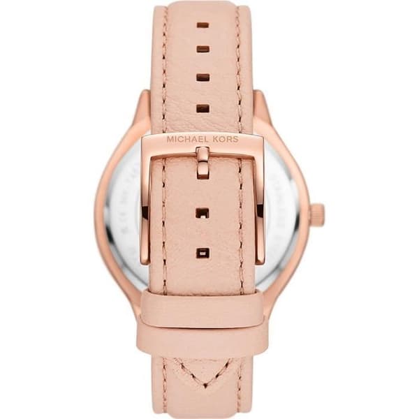 Damklocka Michael Kors MK7467 i Rosa Läder - Diameter 38mm - Vattentålig 3 ATM