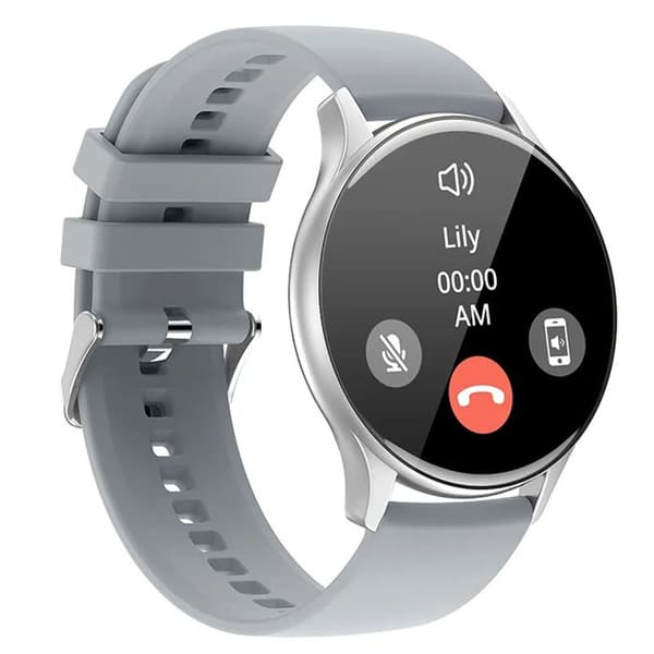 Klocka 1,43 tum, Bluetooth 5.0, IP68, 260mAh - Hoco Amoled (Y15) - Silver