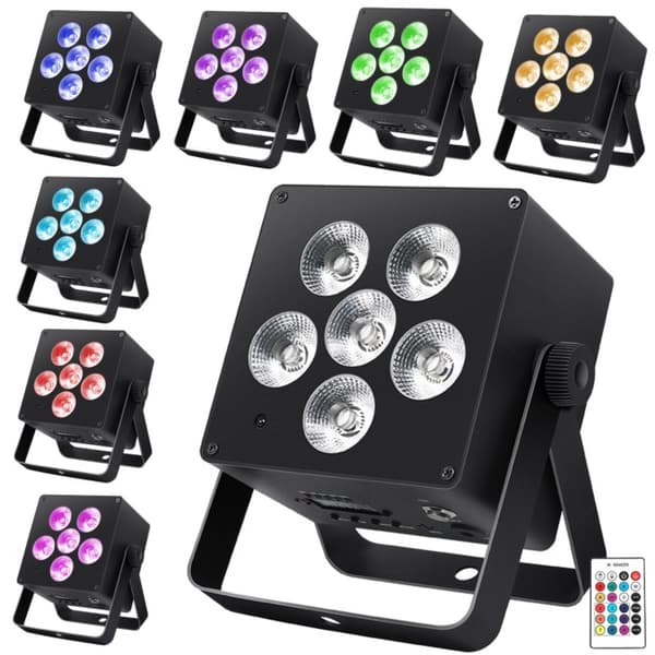 Battery-powered LIGHT4ME ACCU PAR RGBWA-UV floodlight