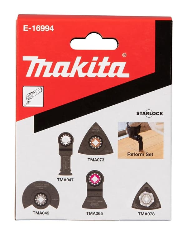 Makita MT renovation set with 5 pieces (TMA047/49/65/73/78)