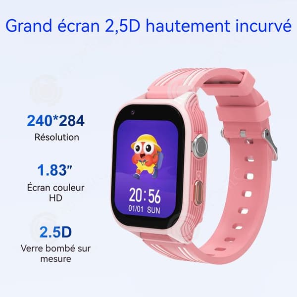 INN Smartwatch barn 4G vattentät videosamtal GPS-positionering smartklocka för barn telefonklocka