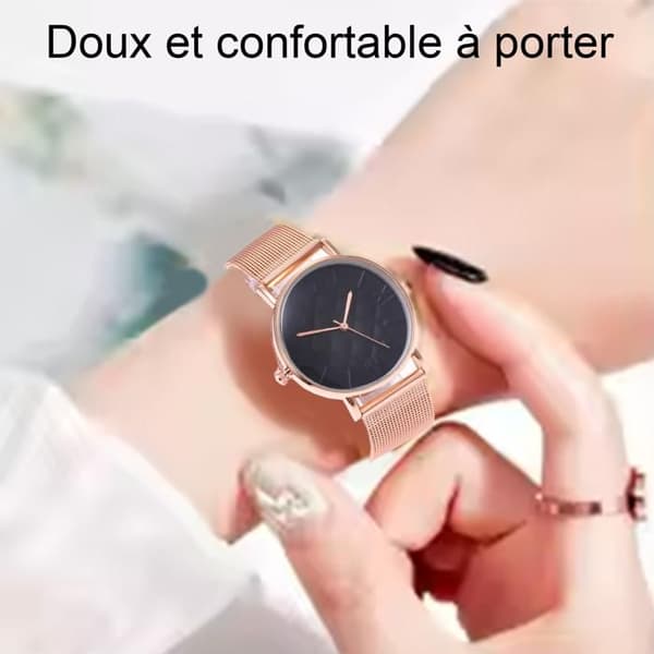 TD® Quartz Armbandsur Casual och Business Series Mesh Bältesklocka Herrpresenter 2434549