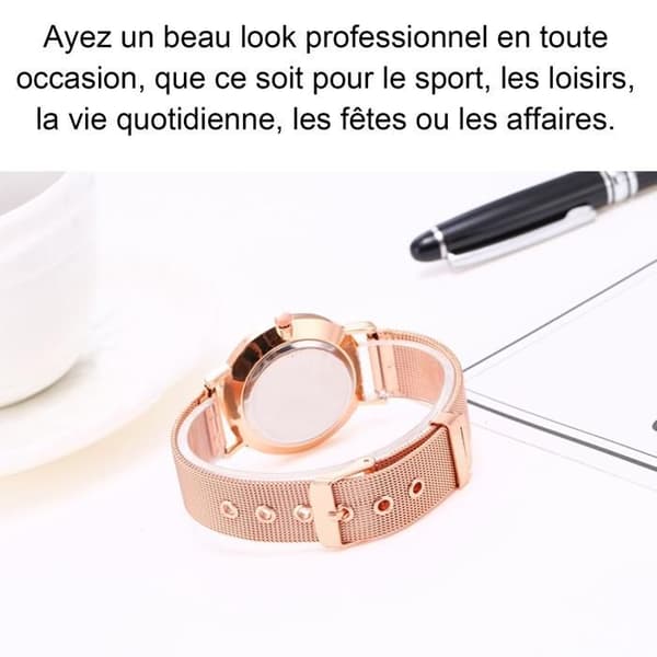 TD® Quartz Armbandsur Casual och Business Series Mesh Bältesklocka Herrpresenter 2434549