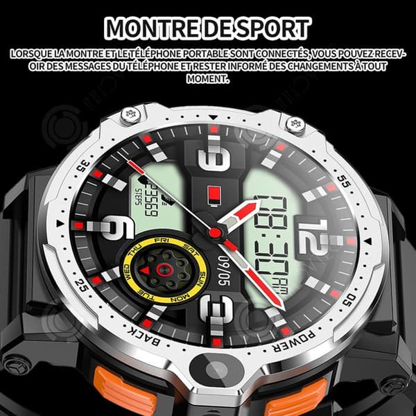 INN Smart Watch 64+4G 1,54 Inch Connected Watch Dam Herr Sport Watch Calls Dial Smart Sports Watch Vit