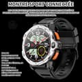 Miniatyrbild 2 av 4: INN Smart Watch 64+4G 1,54 Inch Connected Watch Dam Herr Sport Watch Calls Dial Smart Sports Watch Vit