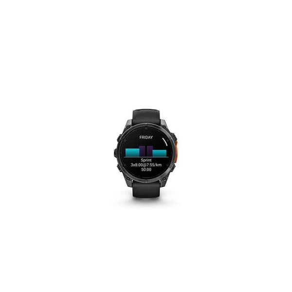 Multisportsklocka - GARMIN - fenix8 AMOLED - Skärm 1.4' - Autonomi 16 dagar - LED-lampa