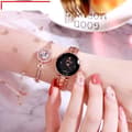 Miniatyrbild 3 av 4: TD® Kvartsklocka presentset för kvinnor - Örhängen - Ring - Halsband - Armband roséguldpläterad Vattentät raffinerad strass