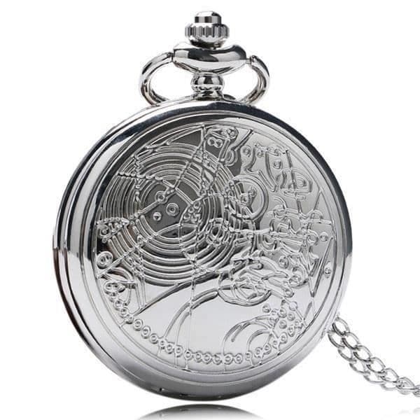 Vintage Tone Doct Who Fickur Analog Quartz Fickklocka med urtavla och presentpåse Herr Dam_Silver