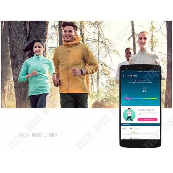 TD® Universal Smartband Sleep Monitoring Flera sportlägen