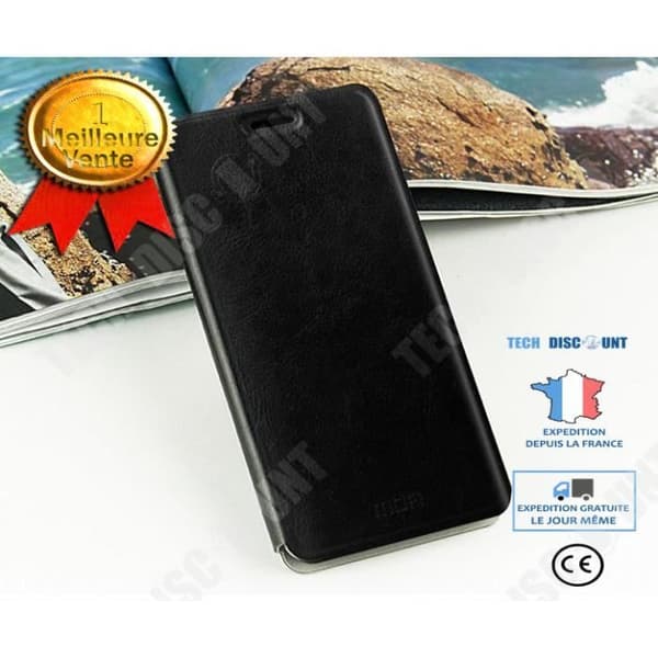 TD® Samsung Galaxy J3 (2017) Fodral Plånbok Flip PU Läder Ultra Slim Magnetic Shockproof Kortplatser Fodral Skal - Svart