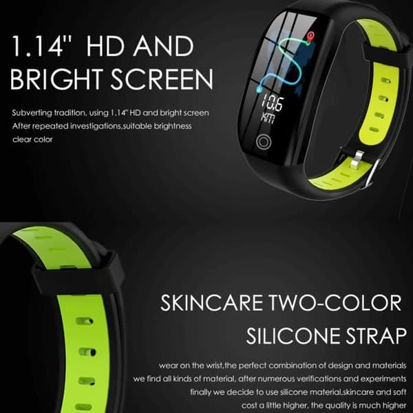 TD® Smart Sports Color Screen Armband Puls Blodtryck Vattentät Bluetooth Smart Reminder Armband