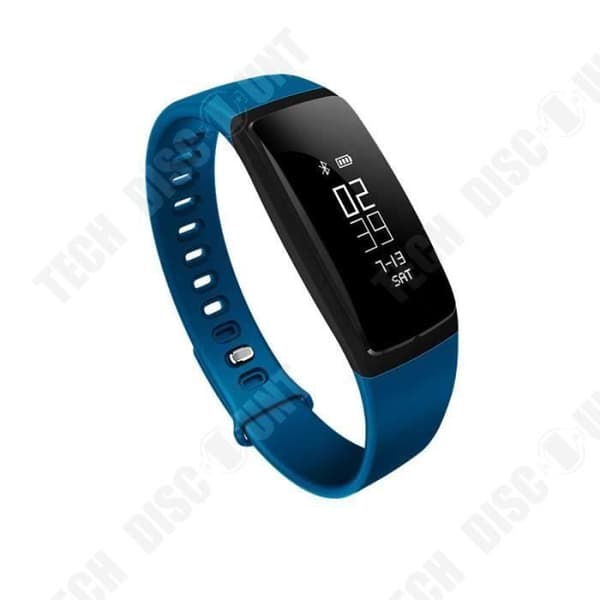 TD® Smart Watch Bluetooth Smartband Pulsmätare Blodtrycksklocka Smart Armband Fitness Vattentät för Andro-telefon