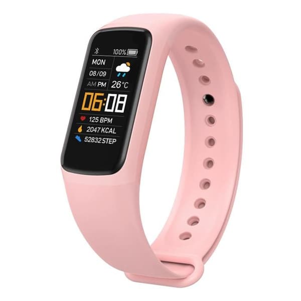 TD® ID115 Smart Armband Fitness Tracker Stegräknare Aktivitetsövervakning Armband för iPhone Android Rosa