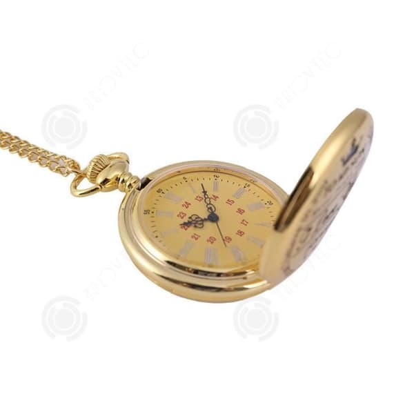 INN® Quartz Fick Watch Mode Trend Retro Personlighetshänge Bright Guld Legering Kedja Kronograf Dekoration