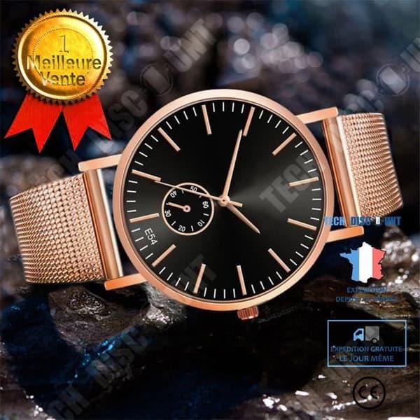 TD® Armbandsur Casual och Business Series Mesh bälte Watch Herrgåvor