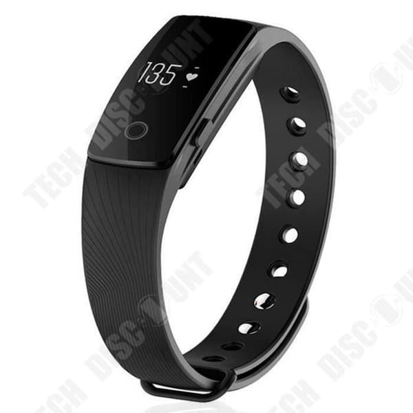 TD® Smart Wristband ID107 Bluetooth 4.0 Sleep Monitor Stegräknare Armband för iOS Android System Svart