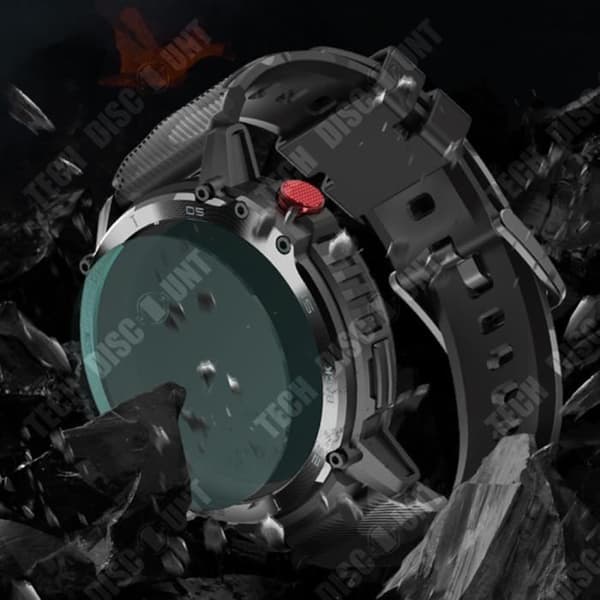 TD® Smart Watch 1,6 tums Bluetooth Call Music Utomhussport stegräknare Tri-proof 3ATM Vattentät