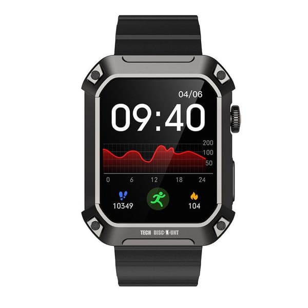 TD® V5 färgskärm smart armbandsur/pulsblodtrycksmätare/vattentät sportklocka/hjärtblodtrycksmätare