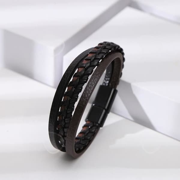 CONFO® Affärspresentset Farsdagspresent Födelsedagspresent Äldre Pojkvän Sportklocka herrhalsband Br
