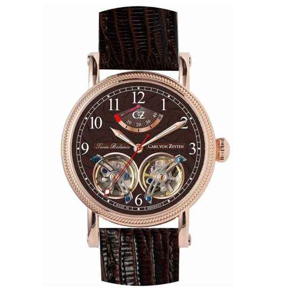 Mens Watch Carl Von Zeyten CVZ033RBR, Automatic, 43mm, 3ATM