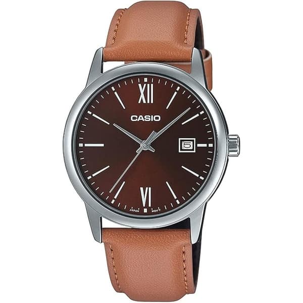 Herrklocka Casio DATE, LEATHER - BRONZE (Ø 37 mm)