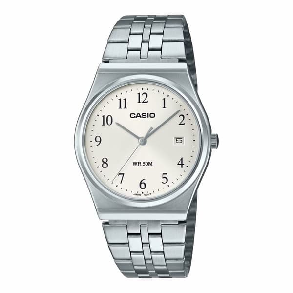 Miesten rannekellot Casio MTP-B145D-7BVEF Hopeinen (Ø 35 mm)
