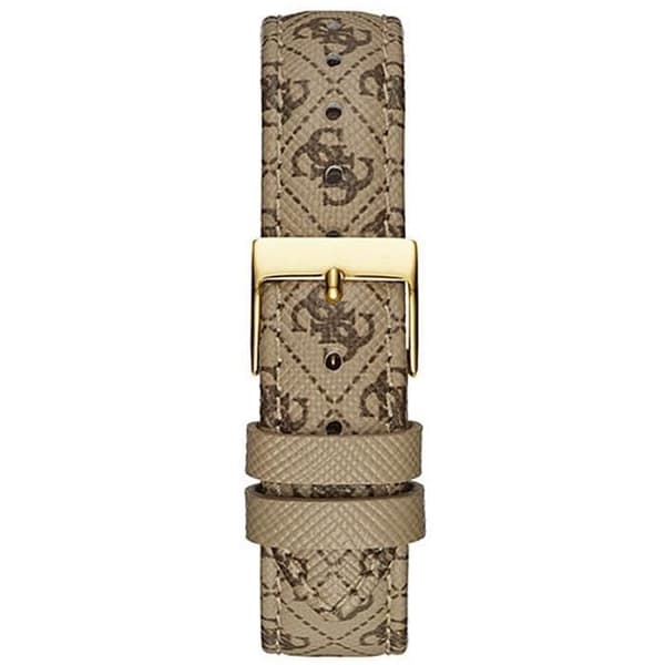Kvinnoarmband - GUESS - W1230L2 - Brunt läder - Vattentålig 3 ATM - Trendig stil