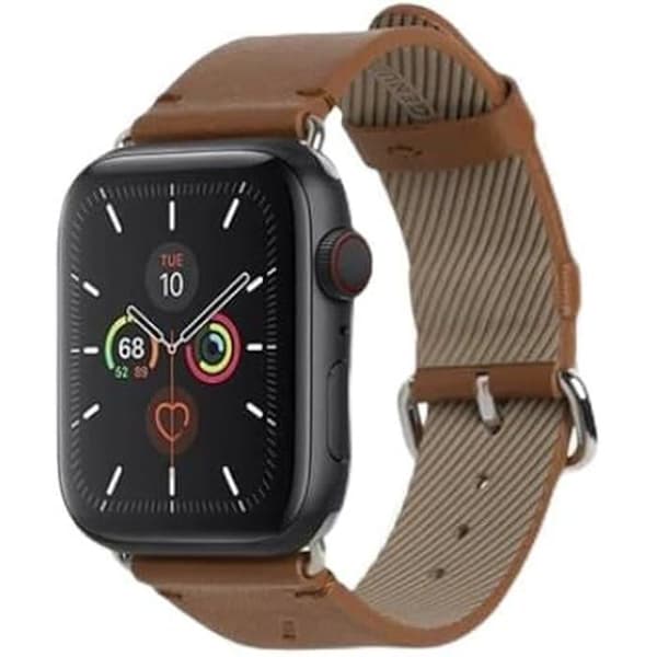 Armbands för Klocka - NATIVE UNION - Classic Läder Tan - 38/40/41 mm - Unisex - Rostfritt Stål