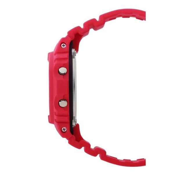 Casio Watch - Herr - DW-5600EP-4ER - Vattentät 20 Atm - Röd plast