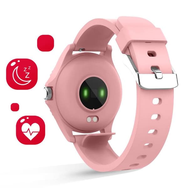 Bluetooth Smartklocka Barn Vattentät IP68 Maxlife Rosa Puder