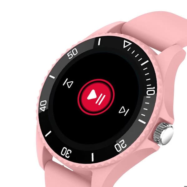 Bluetooth Smartklocka Barn Vattentät IP68 Maxlife Rosa Puder