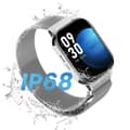 Miniatyrbild 3 av 5: Elegant Smartwatch med Hälsa / Aktivitetsövervakning IP67 Vattentålig Proove Silver
