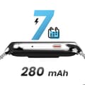 Miniatyrbild 5 av 5: Elegant Smartwatch med Hälsa / Aktivitetsövervakning IP67 Vattentålig Proove Silver
