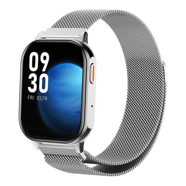 Elegant Smartwatch med Hälsa / Aktivitetsövervakning IP67 Vattentålig Proove Silver