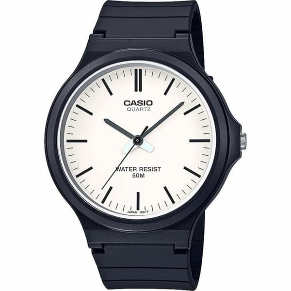 Unisex ur Casio MW-240-7EVEF Hvid Sort