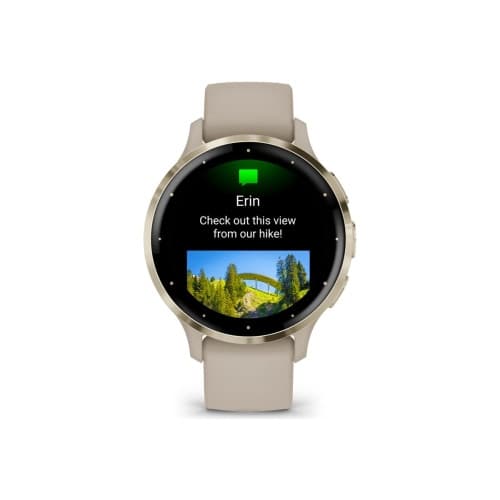 Garmin Venu 3S - french gray - smart klocka med band - 8 GB